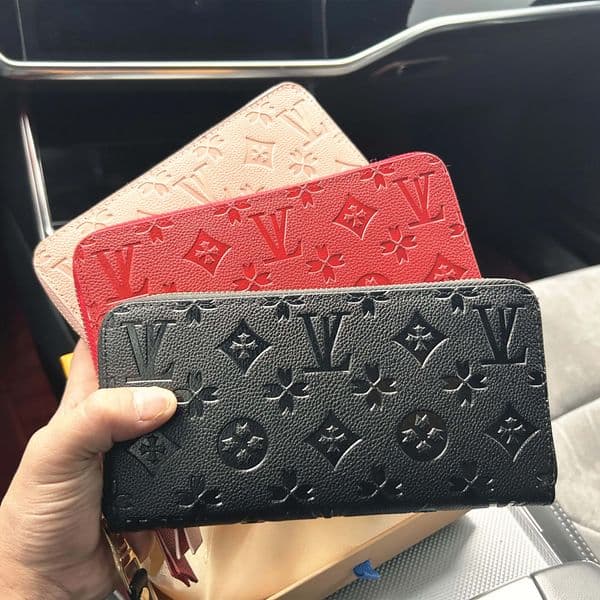11A Fashion Bags Women Men wallet Genuine Leather wallet single zipper wallets lady ladies long classical purse with box card 60017 01
