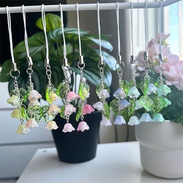 Lily of the Valley Phone Charm Aesthetic Spring Cute Lilly of the Valley Gifts for Her 260402