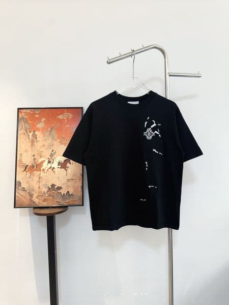 2026 Men's Plus Tees & Polos Round neck embroidered and printed polar style summer wear with street pure cotton T-Shirts k164