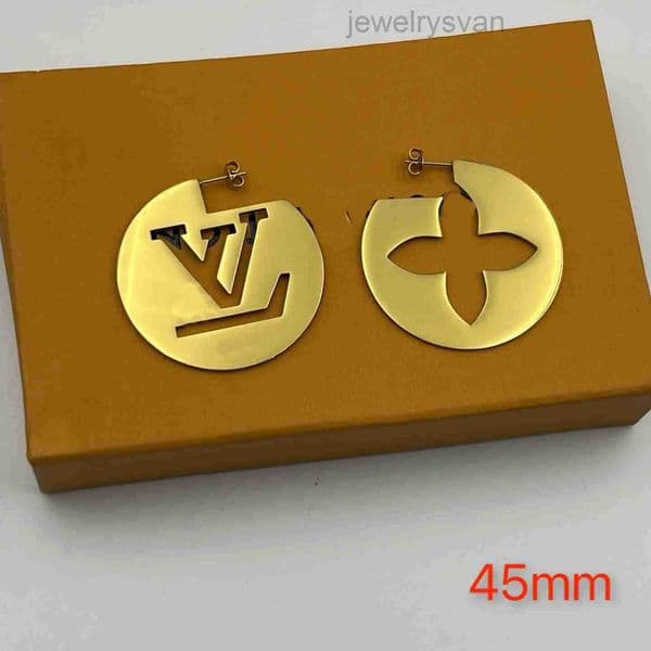 personality Designer Hoops 20style Earrings Brand 18K Gold Plated Stainless steel Earring Big circles Fashion Womens Elegance Wedding Party Jewelry Accessories