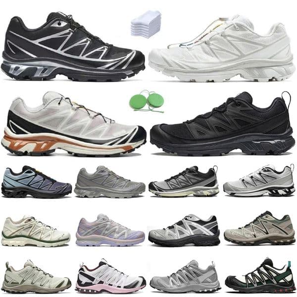 XT-6 XTQ Adv Ultra Raid Trail For Men Women Running Shoes 3D XT6 White Lunar Rock Triple Black Quarry Bleached Sand Silver Lady Outdoor Designer Hiking Sports Sneakers