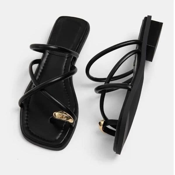 Women Slipper Woman Summer Flat Heel Roman Shoes Low Heels Sandals Footwear Womens Gladiator Open Toe Beach Ladies260407