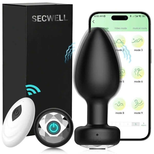 Wireless APP 10 Strong vibrator mode Control Butt Plug for Men Women Anal Vibrator Gay Adult Toy Prostate Massager gay 18 Z260408