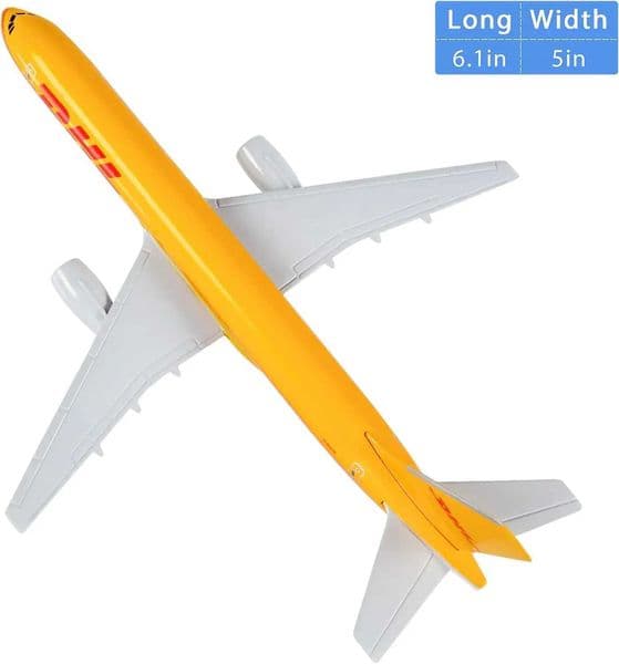 16cm Metal Airplane B757 DHL Cargo Aircraft Model Diecast 1/400 Scale Model Toy Airplane For Boys Collectible Miniature GiftsL260409EQF7