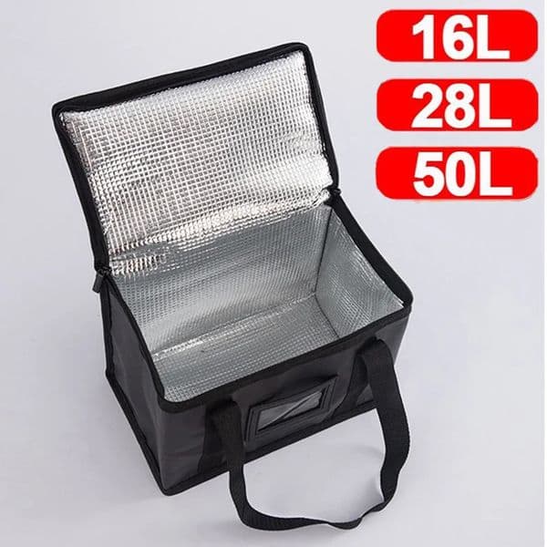 1pc Large Insulated Picnic Bags Thermal Food Cooler Tote for Outdoor Camping Beach Leakproof Portable Bag with Zipper 260408
