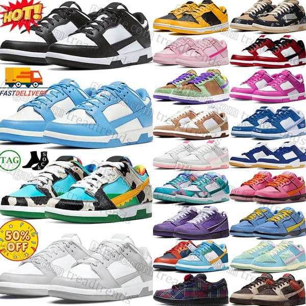 Designer Running Shoes for Men Women Casual Panda White Black Grey Fog Triple Pink Olive Brown Goldenrod GAI outdoor Sports mens trainers Sneakers with box