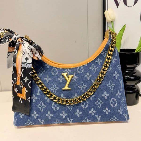 2026 Designer pochette Hobo Shoulder Bag Women denim Leather Chain sac luxe Crossbody Luxury Underarm Purse Fashion Lady Handbag Purse