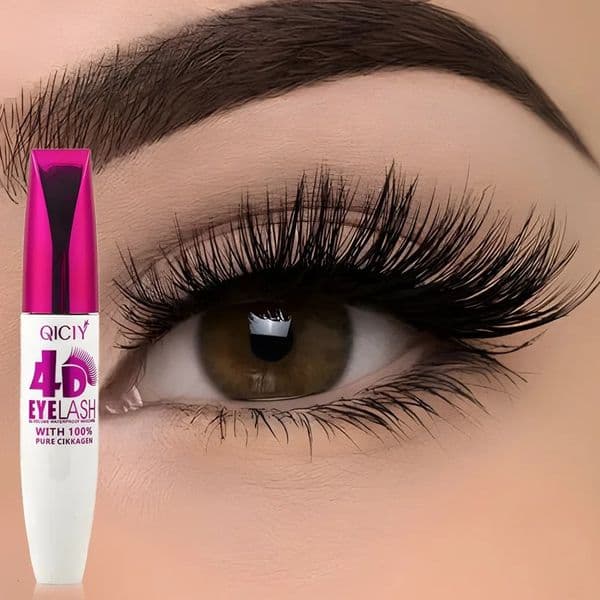 4D Mascara Black Waterproof Extra Long Volume Lasting Smudge-Resistant Natural Curling Mascara Novice Quick Start Big Eye Makeup 260330