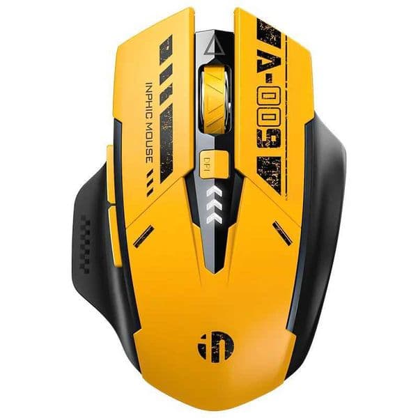 Inphic A9 24G Bluetooth wireless silent mouse mecha style mechanical feel For Pc Gamer Office Computer Laptop Accessories Ma S2647