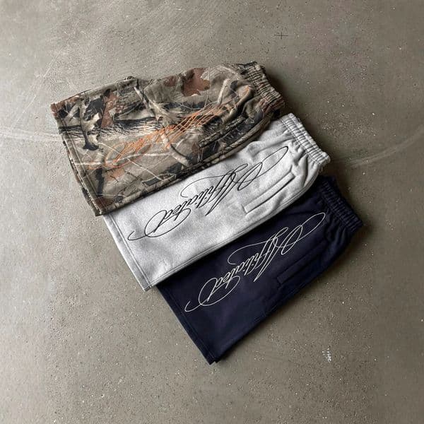 Men's shorts Summer Unisex Loose Leisure Hip Hop Casual Shorts High Waisted Elastic Letter Embroidered Shorts Sweatpants