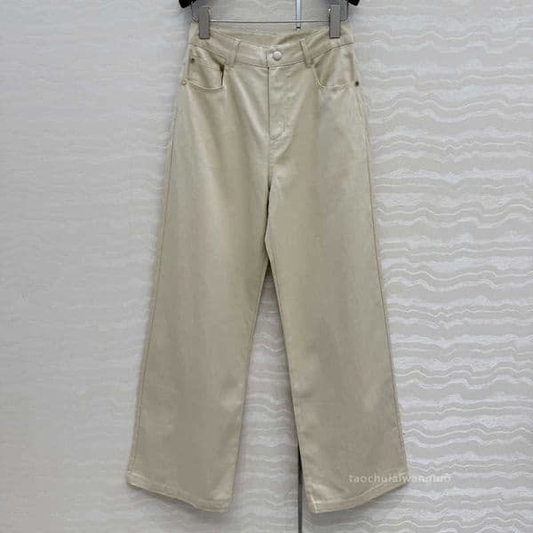 Women's Jeans Designer Solid Color High-Waisted Woman Jeans New Casual Fashion Slimming Versatile Straight-Leg Trousers Spring/Summer XP1G