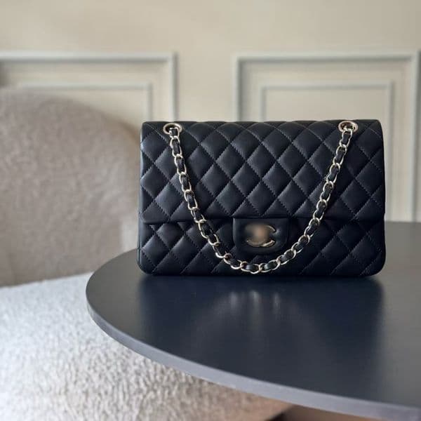 Designer New fashion 25cm bags Luxury single-shoulder chain bag crossbody bag women's classic diamond-shaped bag handbag sheepskin High quality leather 2026