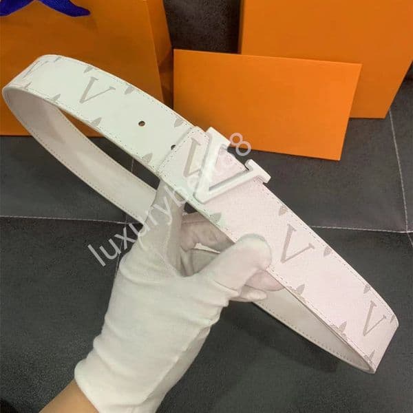 Designer belt men belts for women designer mens belt luxury belt length 105-125CM woman belt fashion luxury letter smooth buckle designer belt 6S