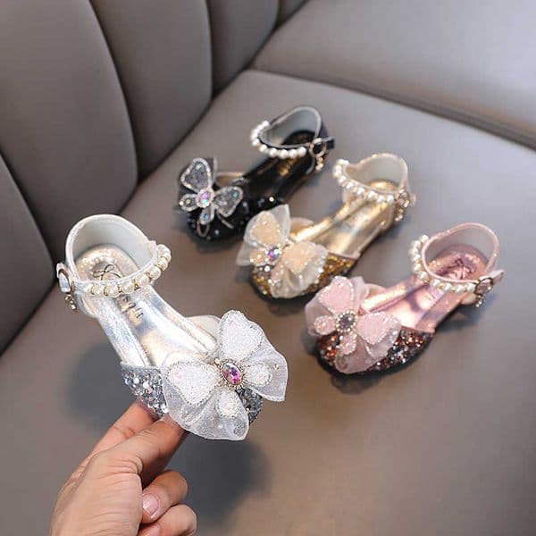 2026 Spring and Autumn New Style Elegant Girls Princess Shoes Baby Girls Princess Single Shoes Leather Shoes Dance Performance Shoes Q260408