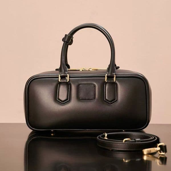 Arcadie Bag Bowling Handbag Boston Bag Cross body Bag Tote Bag New Designer Square Bag Classic Luxury Bag Women Genuine Leather Bag Single Shoulder Bag Fashion Bag