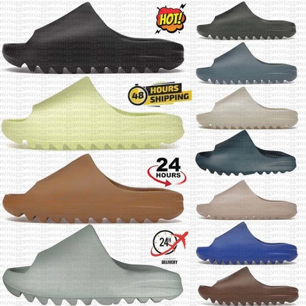 casual slippers platform designer slipper classics slides soft sandals footbed cork shoes Men Woman granite blue Ochre slide black White Glow Green 92PL#