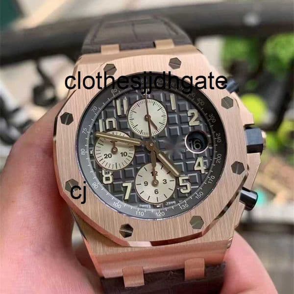 Luxury Watches RoyalOak Offshore Series 26470or Oo A125cr 01 Rose Gold Elephant Grey Wristwatch Mens Wristwatch Automatic Mechanical Watch cygood HOAO