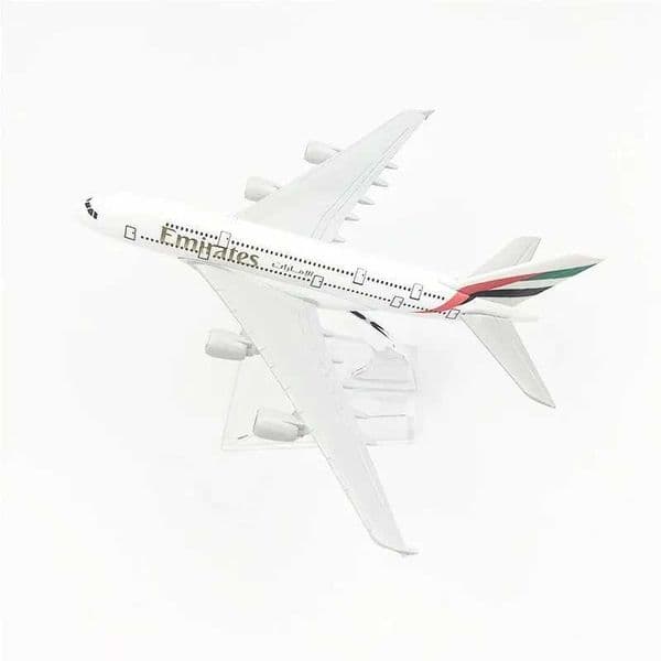 scale aircraft 16cm A380 Air EXPO 2020 Emirates Airways airplane toy metal Model Airway Alloy Diecast Planes with Landing GearL260408