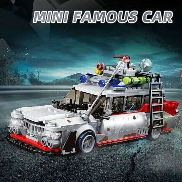RTT Technology model MOC mini ghost movie assembly building blocks DIY toys children's giftsTechnology car m 26W0408