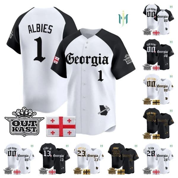Atlanta Brave Ronald Acuna Jr. Austin Riley Michael Harris II Matt Olson Ozzie Albies Hank Aaron 2026 men's custom baseball jerseys - all stitched all size women kids