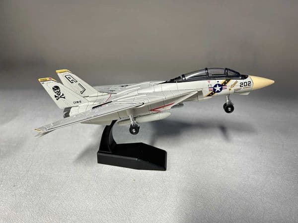 172 Scale Souvenir Toy Model F14A Fighter Simulation ABS Aircraft Finished Model Collection of Static Decoration Gift for adultL260409