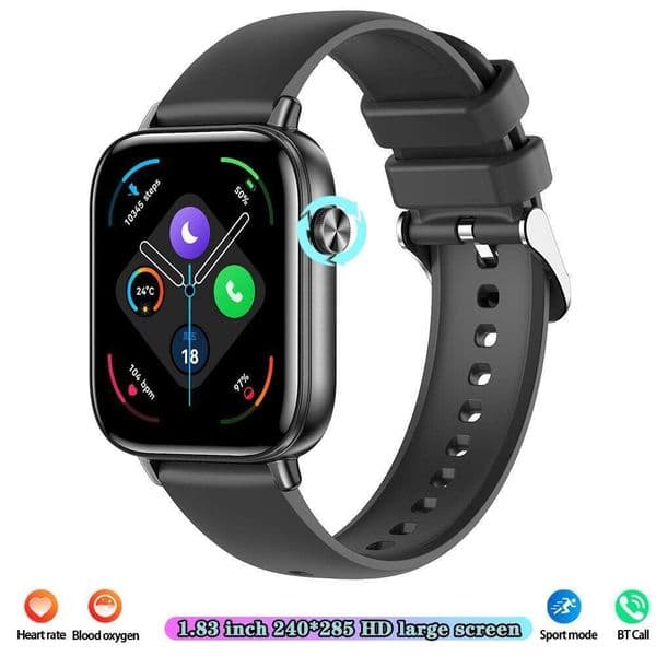 New I128 Watch Step Counter Heart Rate Monitor Bluetooth Call 1.69 Touch Screen Smart Band