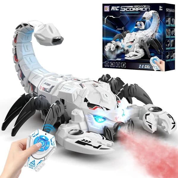 RC Scorpion Toy Music Function 24GHz White Interference-Free Control Family Fun Gathering 260408