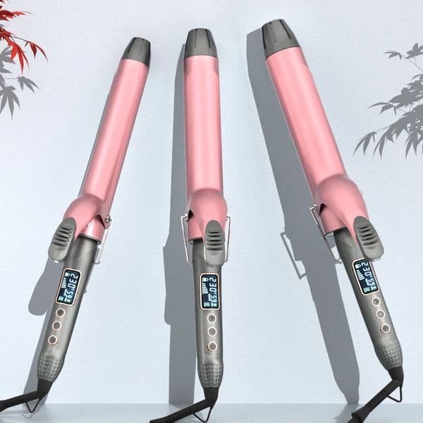 1pcs 19/25/32/38 MM Professional Hair Curler Wave Ceramic Coated Plate PTC Heater LCD Display Curling iron 260409BJ