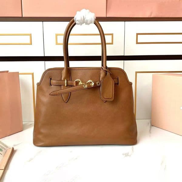 Designer Bag Luxury Bag Large Capacity Commuter Tote Bag Niche fashion Vintage gold hardware Hobo zipper Genuine leather handbag Travel Bag