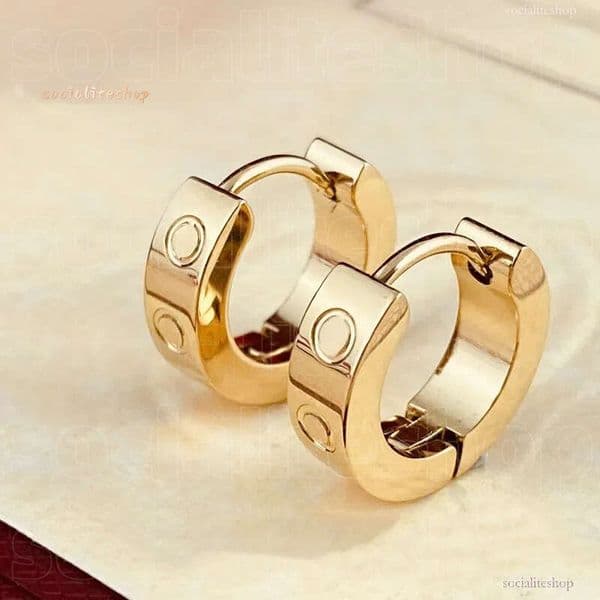 Carter Earrings Designer For Women Designer Earrings Style Extravagant Studs Classic Simple Carts Earring Steel Silver Letter Elagant Women Fashion Jewelry C56