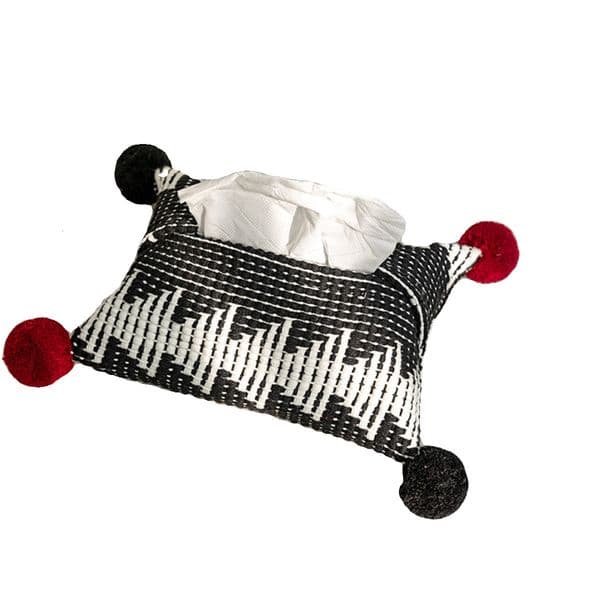 Tissue Bag Christmas Limited Edition Nordic Ins Cotton Thread Woven Color Ball Pull Out Homestay Soft Decoration B2