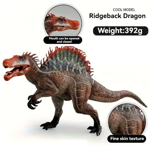 Jurassic Dinosaur Spinosaurus Indominus Rex Action Figures Open Mouth Tyrannosaurus Animals Model Collection Kid Toy Gift260408BJ