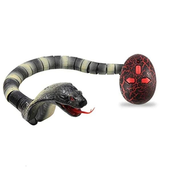 RC Snake Realistic Snake Toys Infrared Receiver Electric Simulated Animal Cobra Viper Toy Joke Trick Mischief For Kids Halloween 260408