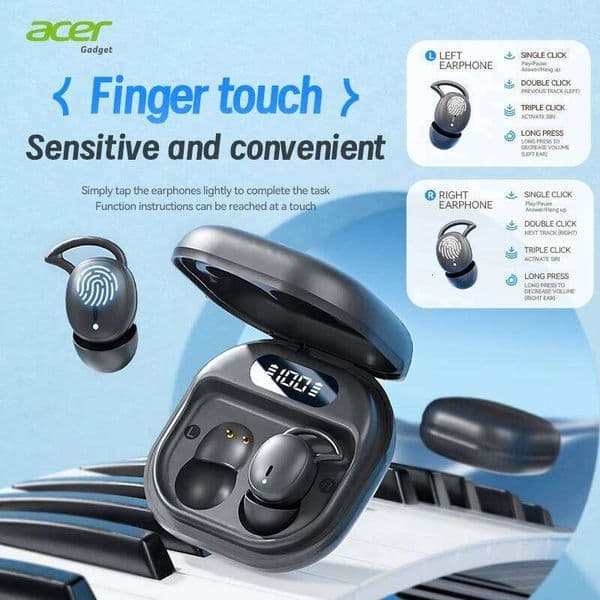 Ohr507 BT Wireless Sleep Headphones, In-Ear Design, Comfortable to Wear, Suitable Sports, Running, Fitness, Compatible w 26W0407