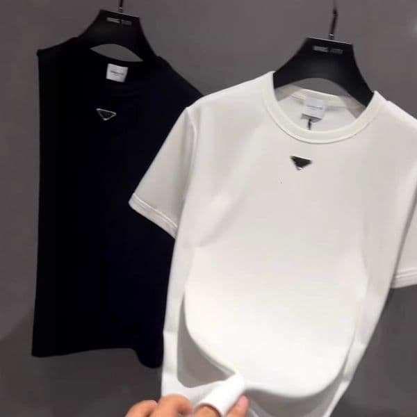 Luxury Brand Designer Clothes This Summers New Hot Trendy Brand Metal Fashion Round Neck Short Slve Breathable Casual T-Shirt For Men Q260520