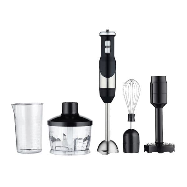 Multifunctional 5-In-1 Hand Blender - Includes Whisk & Measuring Cups