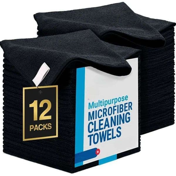 3/12pcs Thicken Microfiber Car Cleaning Towels Soft Quick Drying Windows Mirrors Wiping Rags Home Double Layer Clean Cloths 26Y0409