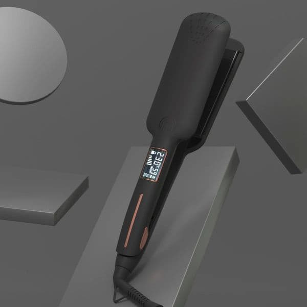1pcs Professional Wide Ceramic Plate Hair Flat Iron With LCD Display Hair Straightener 260409BJ