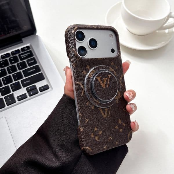New Apple Phone Case 17 Pro Max 17 16 Pro 15 14 13 Fashionable Classic Designer Magnetic Phone Case High Quality Luxury Airbag Magnetic Bracket Design Protective Case