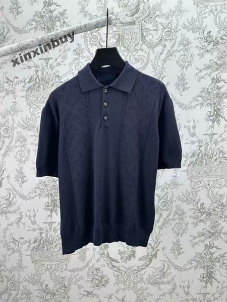 xinxinbuy Men designer Tee t shirt 2026 1854 Paris letters jacquard pattern cotton short sleeve women BLUE black XS-2XL