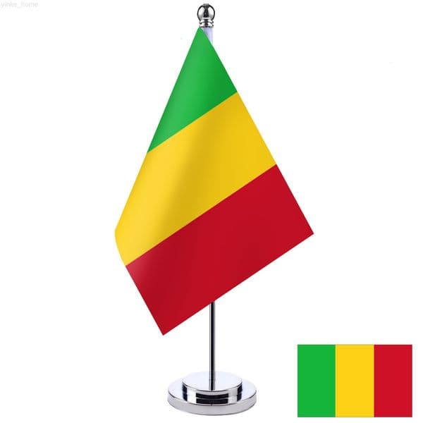 Mali Single-flag Tabletop Flag Stand Hanging Flags