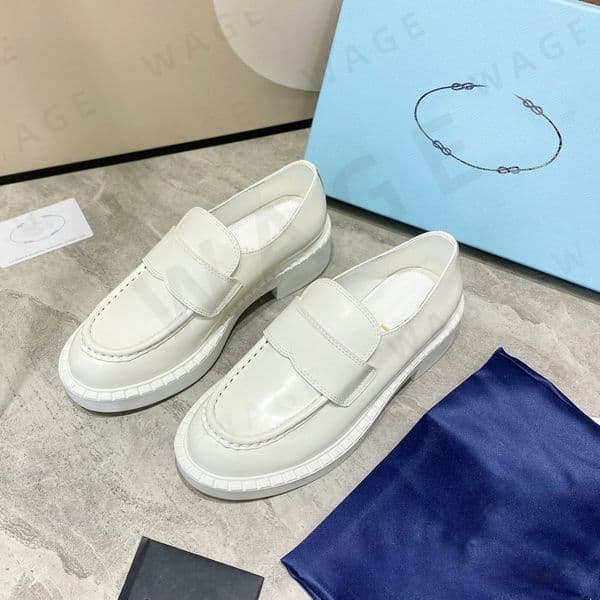 2026 New Classic Versatile Chunky Heel Loafers European High-End Genuine Leather Height Increasing Leather Shoes Fashion Women Flats, Elegant Pumps, Quick Shipping-2