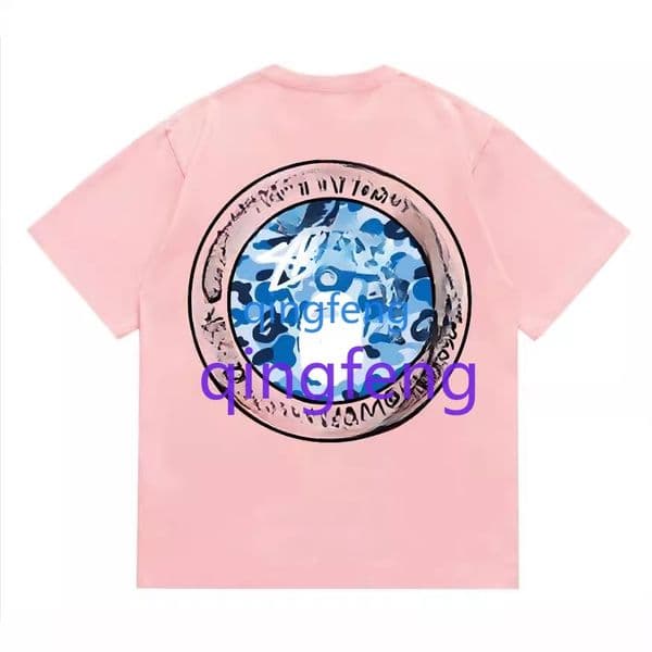 2026 New T-shirt Fashion Men's Casual Top Loose Short Sleeve Letter Printed Short Sleeve Graffiti Pattern T-shirt Sports Short Sleeve Printed Half Sleeve S-2XL