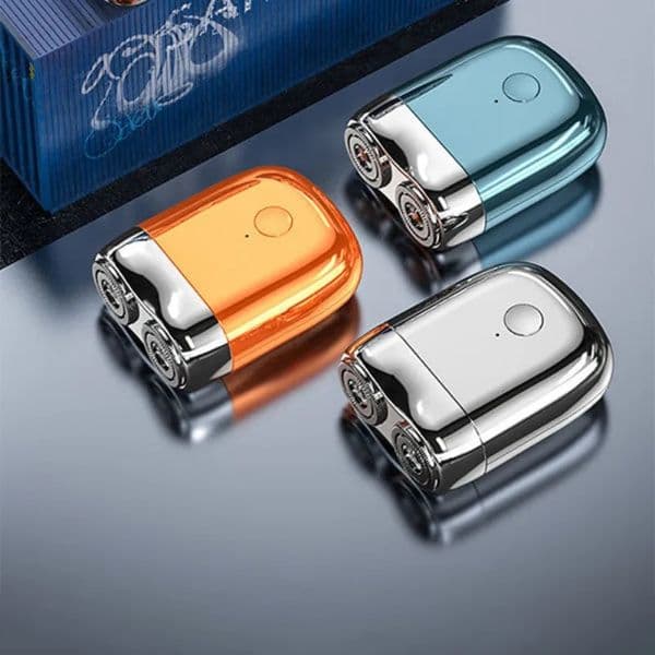 Mini Portable Electric Shave Razor Beard Trimmer Shaver Double Head Mens IPX7 Waterproof Use Pocket 260409