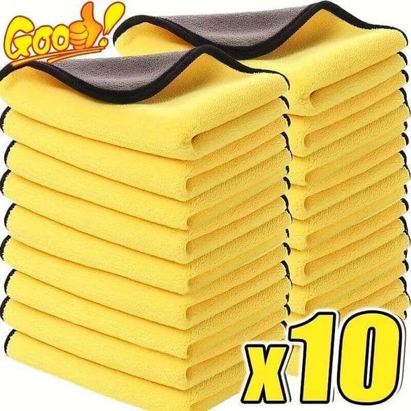 3/5/10Pcs Microfiber 30*30CMCar Cleaning Drying Care Cloth Car Wash Kitchen Towel 26Y0409
