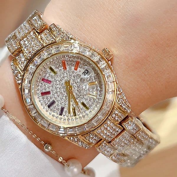 Women Diamond Watch Designer Watches Quartz Movement 28mm Watch Wristwatch Waterproof Business Wristband Fashion Bracelet Gift