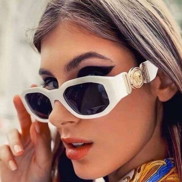 Fashion Sunglasses Classic Square Women Brand Vintage Small Rectangle Sun Female Eyewear Anti-Glare Glasses 26Y0407