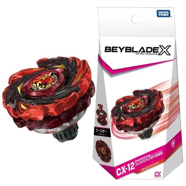 GENUINE TAKARA TOMY BEY X CX-12 Phoenix Flare Z9-80WW BLADE CX 12 NEW WITH ORIGINAL PACKAGING SET Collectible Game Cards S260409