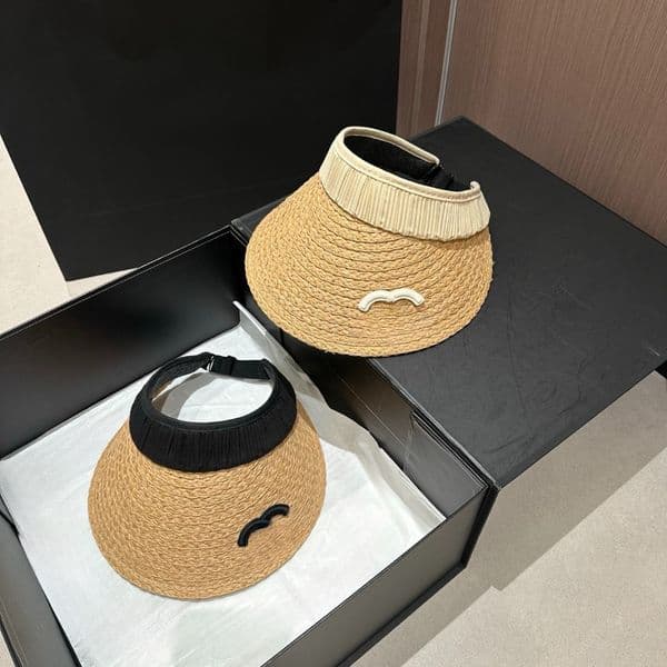 Luxury Designer Straw Hat Visors Fashion Casquette Sun Hat Woman Outdoor Visor Cap Top Caps Unisex Adjustable Casual Beach Sunhat Baseball Sport Hats