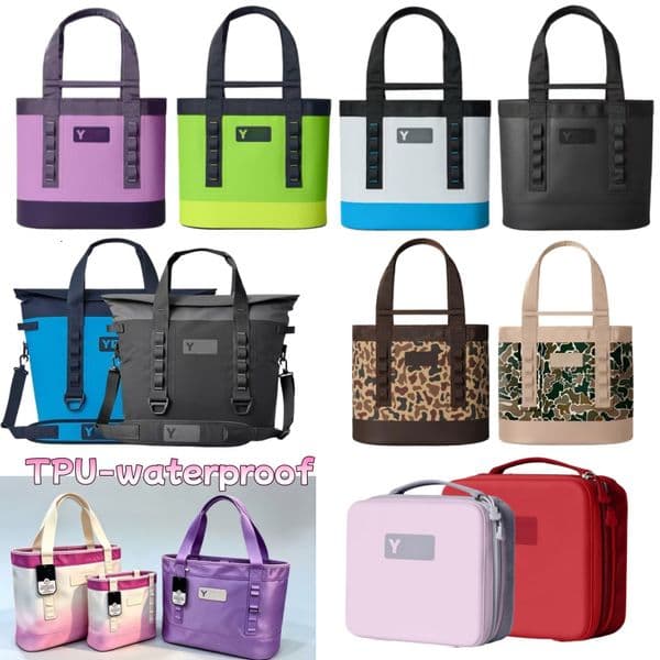 yeti camino 35 20 Pink Carry All Picnic Box Internal Dividers Fishing Camping Lunch Bags Durable Beach Totes Water proof Large Bag Black cooling travel bag2 aa